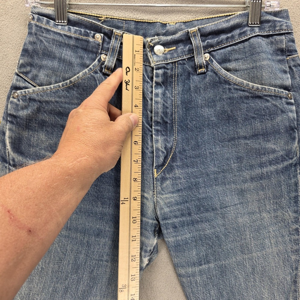 Vintage Levis Engineered Jeans Mens Blue Twisted Zip Fly Fits 28x28 - Picture 7 of 16